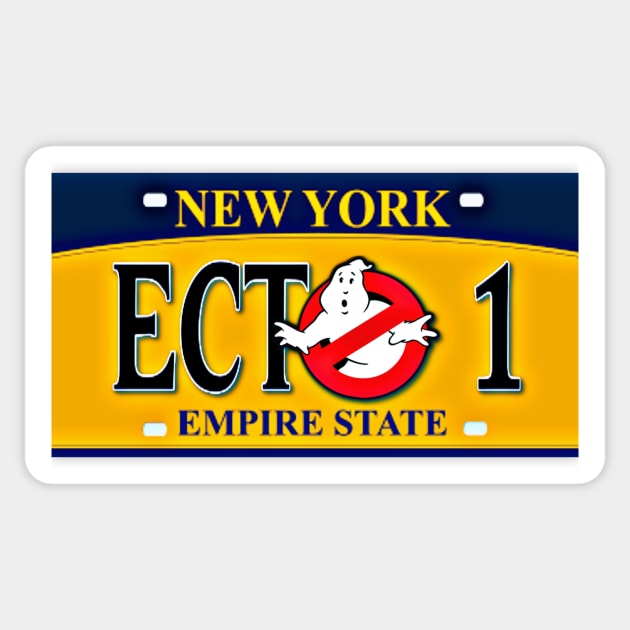 Ecto 1 Sticker by GCNJ- Ghostbusters New Jersey